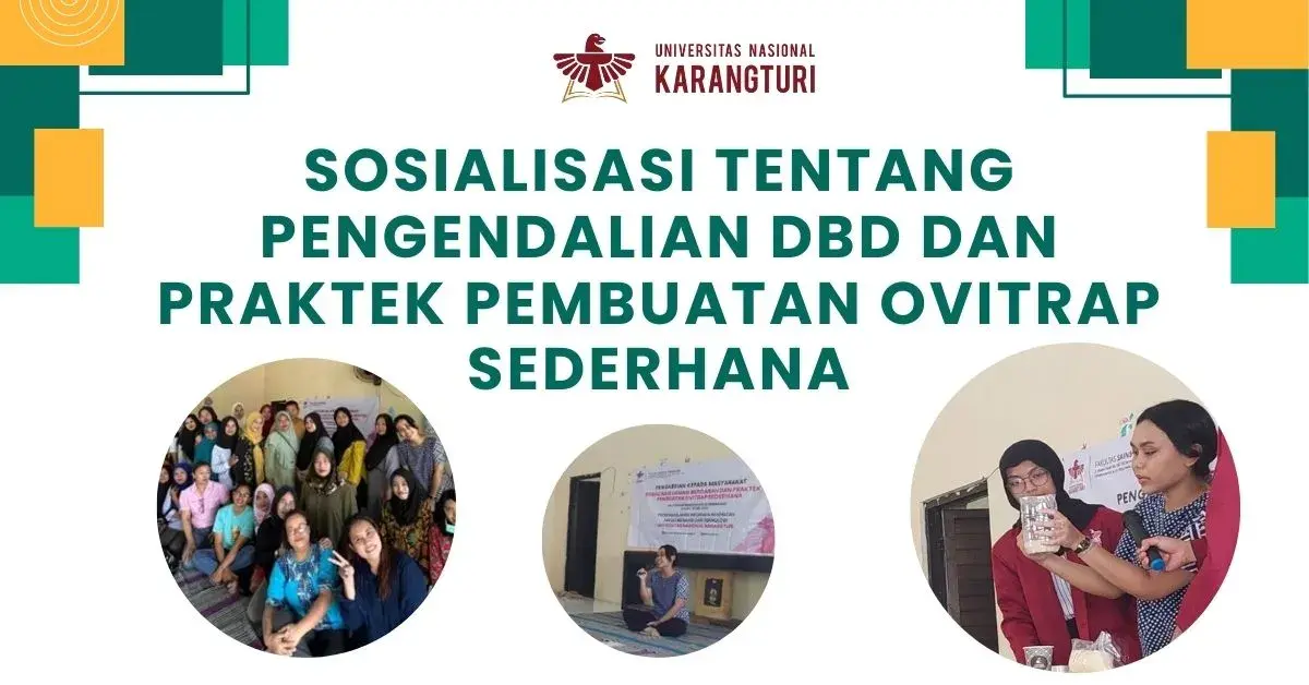 Sosialisasi dan praktek pembuatan ovitrap sederhana